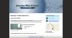 Desktop Screenshot of jolanderwelldrilling.com